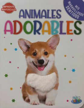 portada Animales Adorables [Imprenta Mayuscula con Textura]