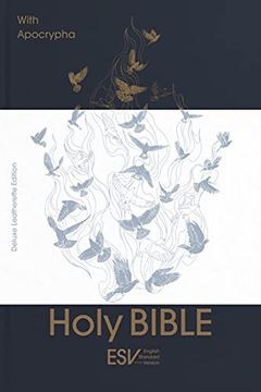 portada Esv Holy Bible With Apocrypha, Anglicized Deluxe Leatherette Edition: English Standard Version (in English)