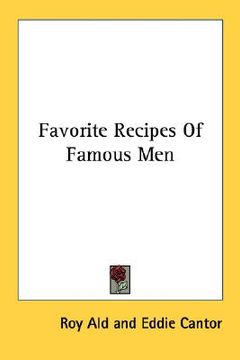portada favorite recipes of famous men (en Inglés)