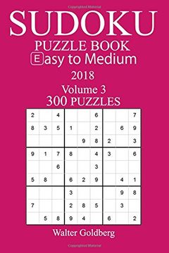 portada Easy to Medium 300 Sudoku Puzzle Book 2018