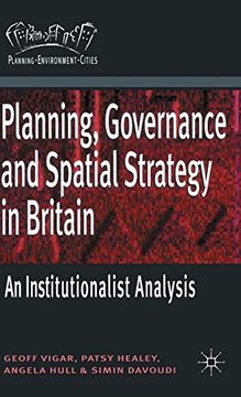 portada Planning, Governance and Spatial Strategy in Britain: An Institutionalist Analysis (Planning, Environment, Cities) 