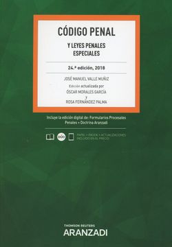 portada Codigo Penal y Leyes Penales Especiales (24ª Ed. ) (in Spanish)
