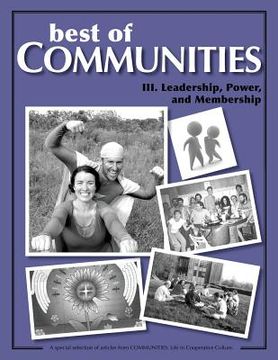 portada Best of Communities: III. Leadership, Power, and Membership (en Inglés)