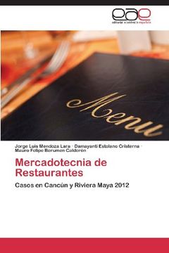 portada Mercadotecnia de Restaurantes