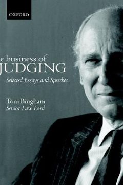 portada the business of judging (selected essays and speeches)