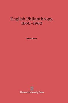portada English Philanthropy, 1660-1960 