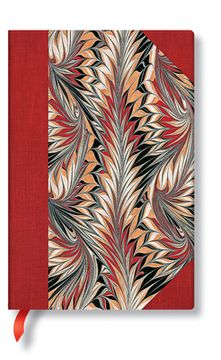 portada Paperblanks | Rubedo | Cockerell Marbled Paper | Hardcover | Mini | Lined | Elastic Band Closure | 176 pg | 85 gsm 