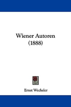 portada wiener autoren (1888) (in English)