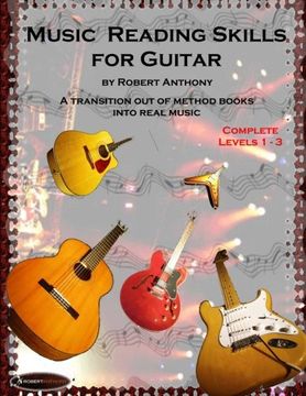 portada Music Reading Skills for Guitar Complete Levels 1 - 3 (en Inglés)