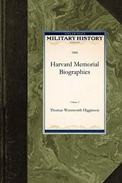 portada Harvard Memorial Biographies (en Inglés)