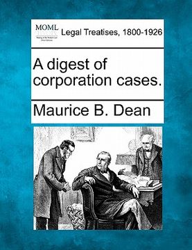 portada a digest of corporation cases.