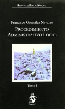 portada PROCEDIMIENTO ADMINISTRATIVO LOCAL (2 VOLUMENES).