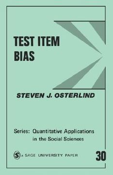 portada test item bias (in English)