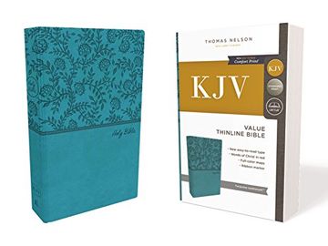 portada Kjv, Value Thinline Bible, Leathersoft, Green, red Letter Edition, Comfort Print: Holy Bible, King James Version (en Inglés)