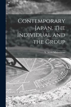 portada Contemporary Japan, the Individual and the Group (en Inglés)