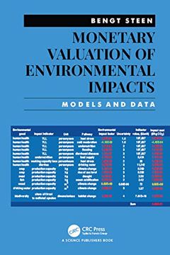 portada Monetary Valuation of Environmental Impacts: Models and Data (in English)