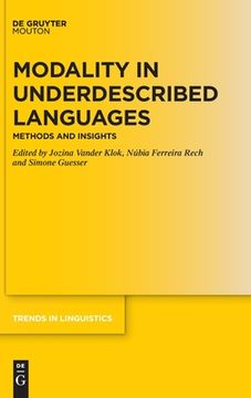 portada Modality in Underdescribed Languages: Methods and Insights (en Inglés)