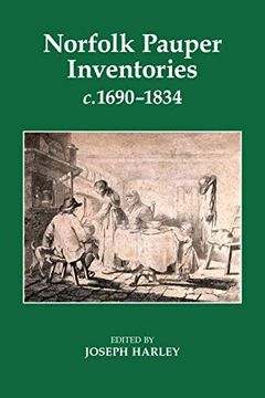 portada Norfolk Pauper Inventories, C. 1690-1834 (Records of Social and Economic History) 