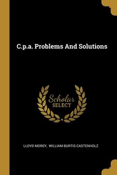 portada C.p.a. Problems And Solutions (in English)