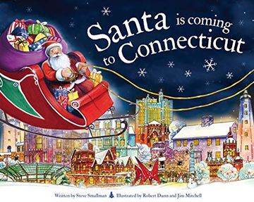 portada Santa is Coming to Connecticut (en Inglés)