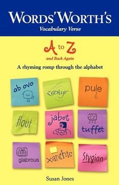 portada words' worth's vocabulary verse a to z and back again (in English)