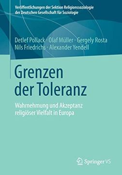portada Grenzen der Toleranz: Wahrnehmung und Akzeptanz Religiöser Vielfalt in Europa (in German)