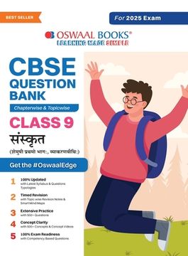 portada Oswaal CBSE Question Bank Class 9 Sanskrit, Chapterwise and Topicwise Solved Papers For 2025 Exams