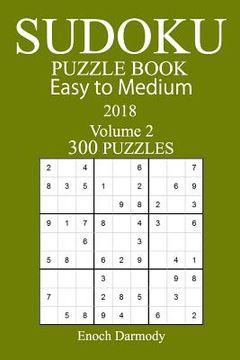 portada 300 Easy to Medium Sudoku Puzzle Book (en Inglés)