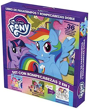 portada Libro de Pasatiempos y Rompecabezas: My Little Pony