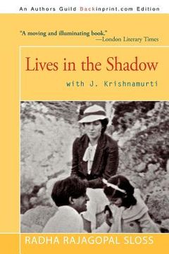 portada lives in the shadow with j. krishnamurti