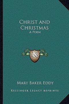 portada christ and christmas: a poem