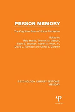 portada Person Memory (Ple: Memory): The Cognitive Basis of Social Perception (in English)