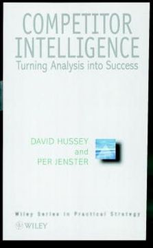 portada competitor intelligence: turning analysis into success (en Inglés)