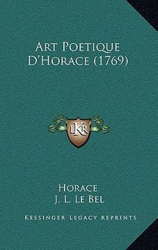 portada Art Poetique D'Horace (1769) (in French)