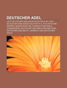 portada Deutscher Adel (in German)