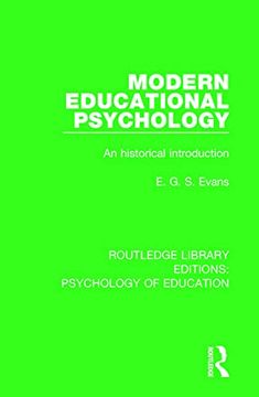 portada Modern Educational Psychology: An Historical Introduction (in English)