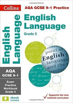 portada Collins GCSE 9-1 Revision - Aqa GCSE 9-1 English Language Exam Practice Workbook for Grade 5