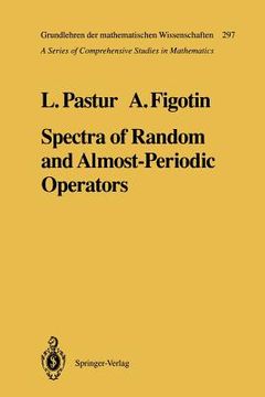 portada spectra of random and almost-periodic operators (en Inglés)