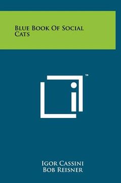 portada blue book of social cats (en Inglés)