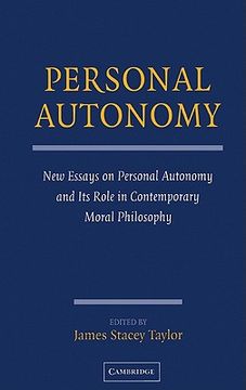portada Personal Autonomy: New Essays on Personal Autonomy and its Role in Contemporary Moral Philosophy 