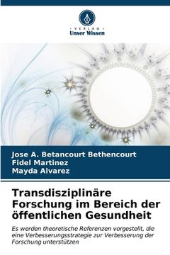 portada Transdisziplinäre Forschung im Bereich der öffentlichen Gesundheit (in German)