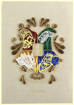 portada Harry Potter: Hogwarts Crest Quilled Card 