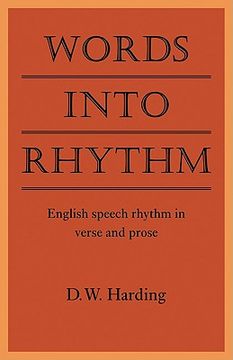 portada Words Into Rhythm Paperback (Clark Lectures) (en Inglés)