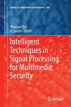 portada Intelligent Techniques in Signal Processing for Multimedia Security