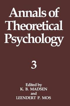 portada Annals of Theoretical Psychology: Volume 3
