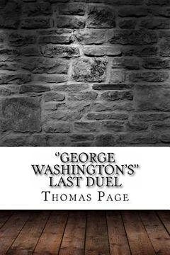 portada ''George Washington's'' Last Duel (in English)
