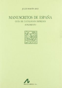 Manuscritos de España: suplemento (Obras de referencia)