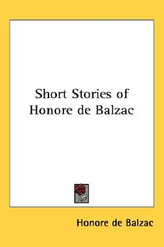 portada short stories of honore de balzac