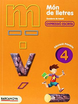 portada Món de lletres 4 (Materials Educatius - Material Complementari Primària) (in Catalá)