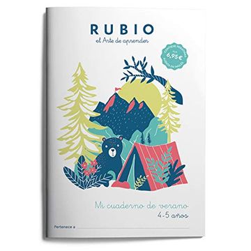 portada Mi Cuaderno de Verano Rubio. 4-5 Años (in Spanish)